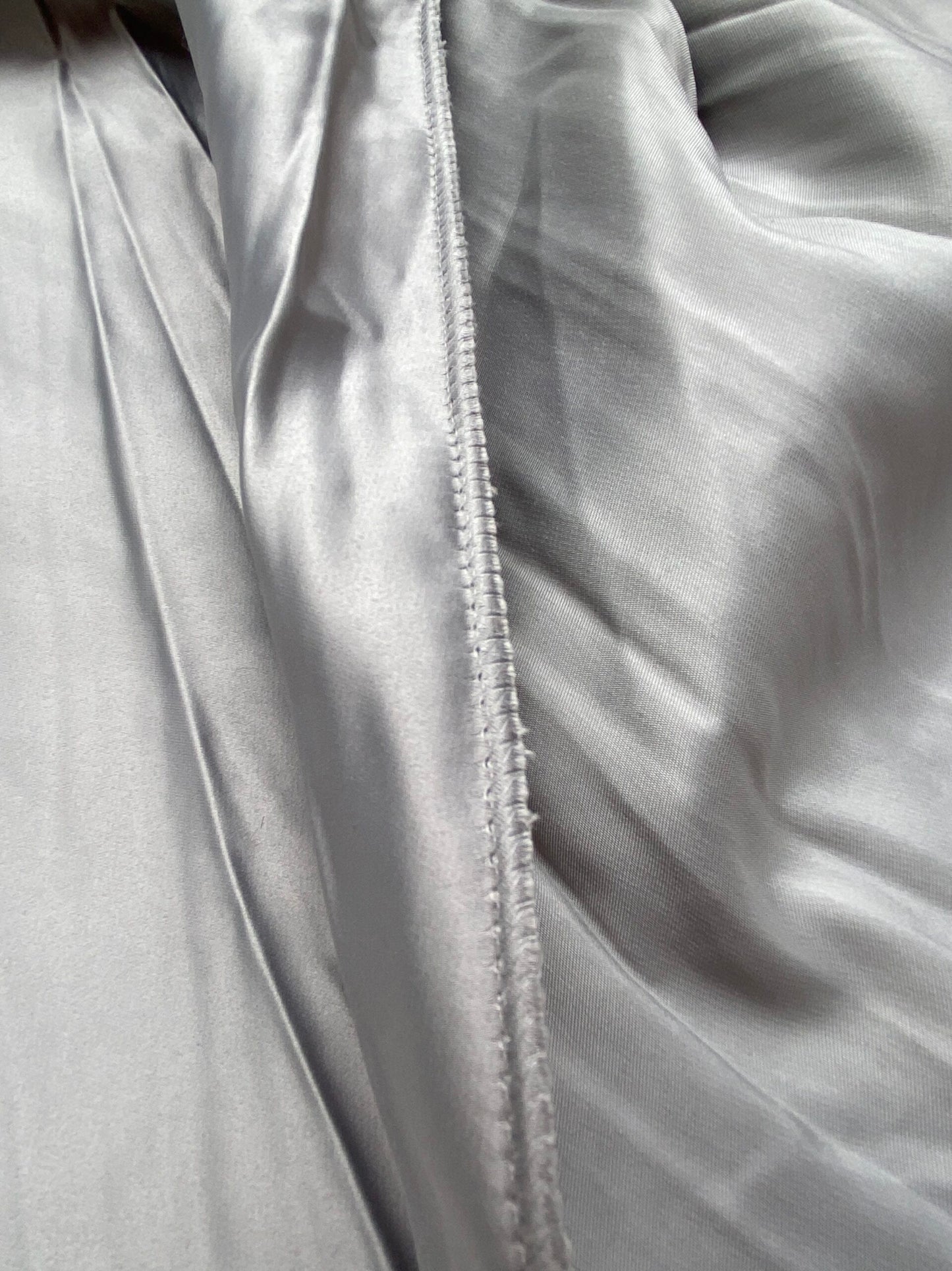 1 Berkbox98 Length Plains Texture by Christian Fischbacher Atlas Plisse Steel Gray Solid Polyester MSRP USD300+/y