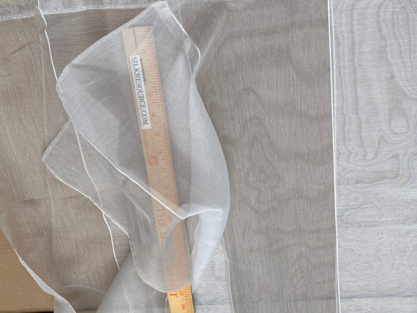 4 Berkbox98 Length Sheers by Christian Fischbacher Dialog White Stripe Sheer Polyester MSRP USD 200+/y