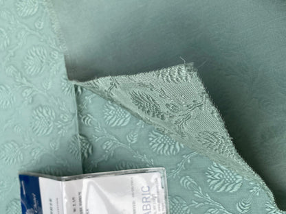 9 Berkbox98 Square Jacquard by Scalamandre Tassinari and Chatel Pommes De Pin Jade Green Botanical Foliage MSP USD976/y