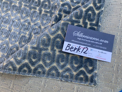 20 Berkbox12 Scalamandre Velvet Lighting Blue And Tan