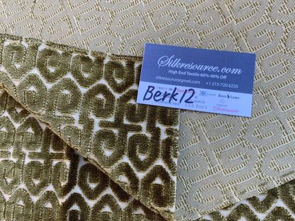 25 Berkbox12 Scalamandre Velvet Green And Tan
