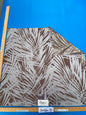 16 Berkbox98 Square Jacquard by Lelievre Cuba Ecorce Tropical Brown White Botanical Foliage MSRP USD556/y