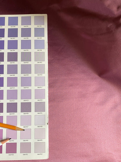 By Yard Scalamandre Thick Silk Satin Academy mauve Red Lavender MSRP USD 436/Y