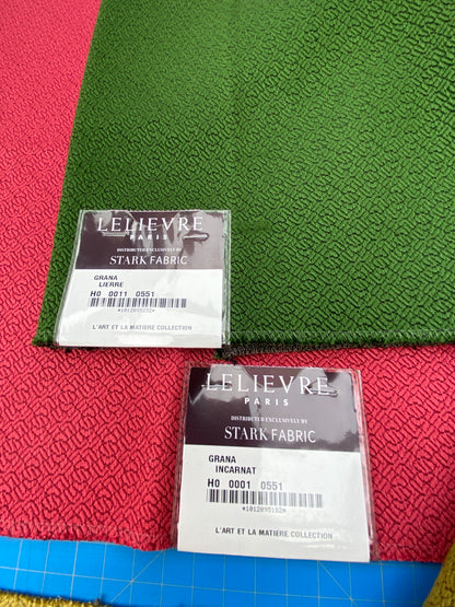 29 Berkbox98 Square Jacquard by Lelievre Paris Grana Vigne Texture 4 Pieces in Different Colorways MSRP USD 382/y