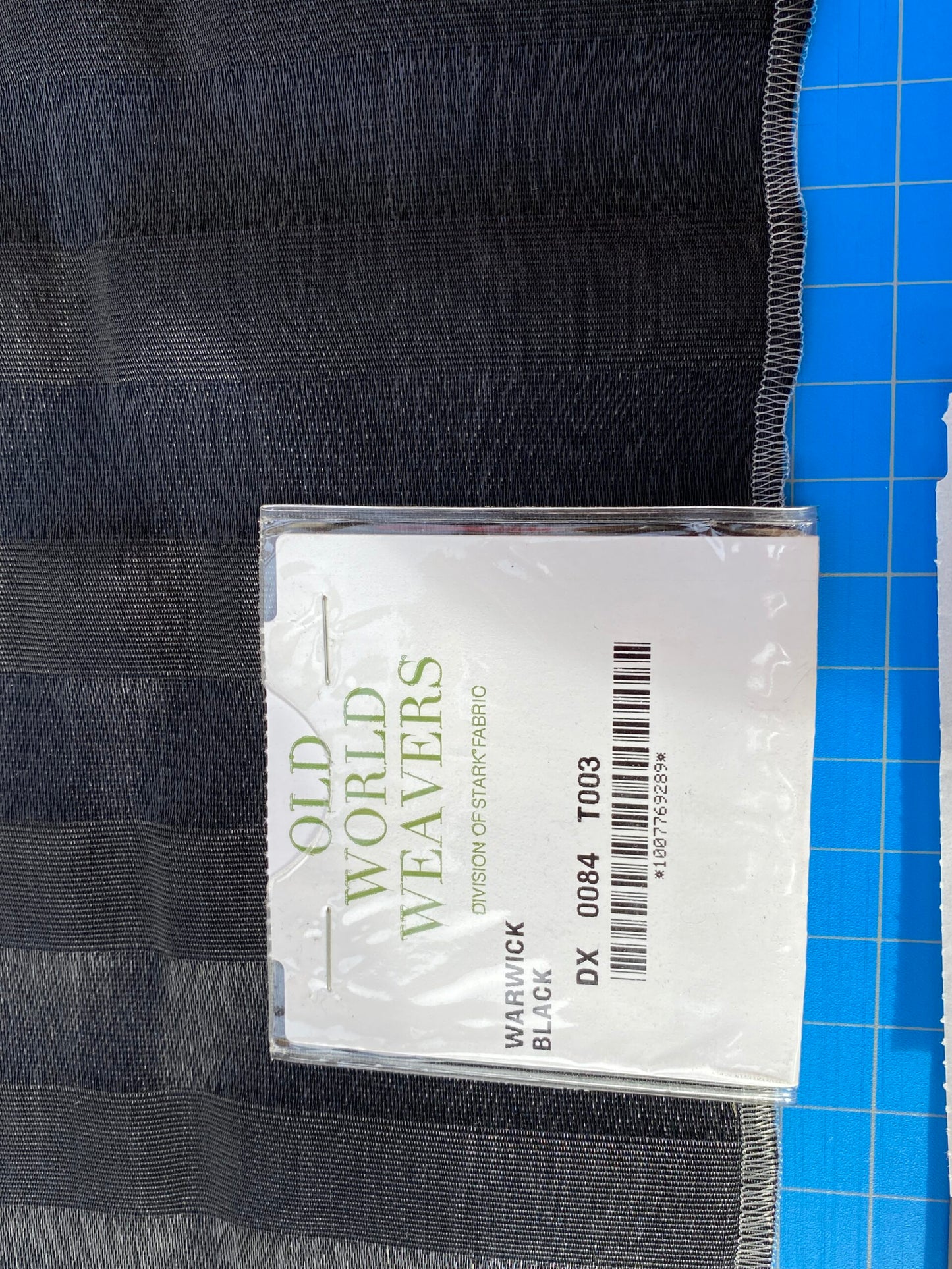 3 Berkbox99 Square Jacquard by Old World Weavers Warwick Onyx Stripe Black Horsehair MSRP USD700+/y