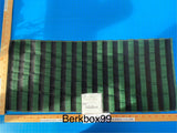 4 Berkbox99 Square Jacquard by Old World Weavers Warwick Emerald Stripe Green Black Horsehair MSRP USD700+/y