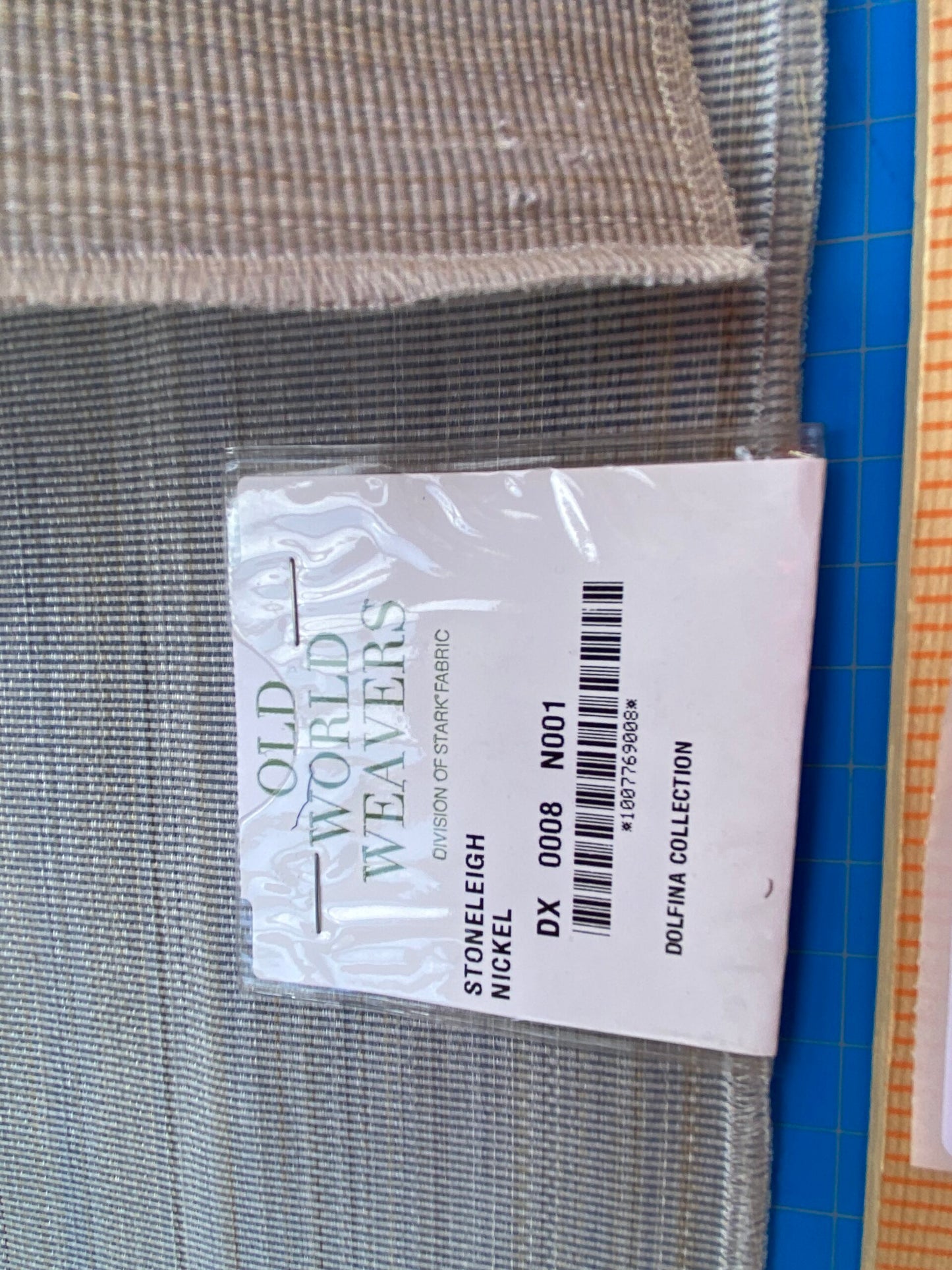 6 Berkbox99 Square Plains Texture by Old World Weavers Stoneleigh Nickel Gray Texture Horsehair MSRP USD700+/y