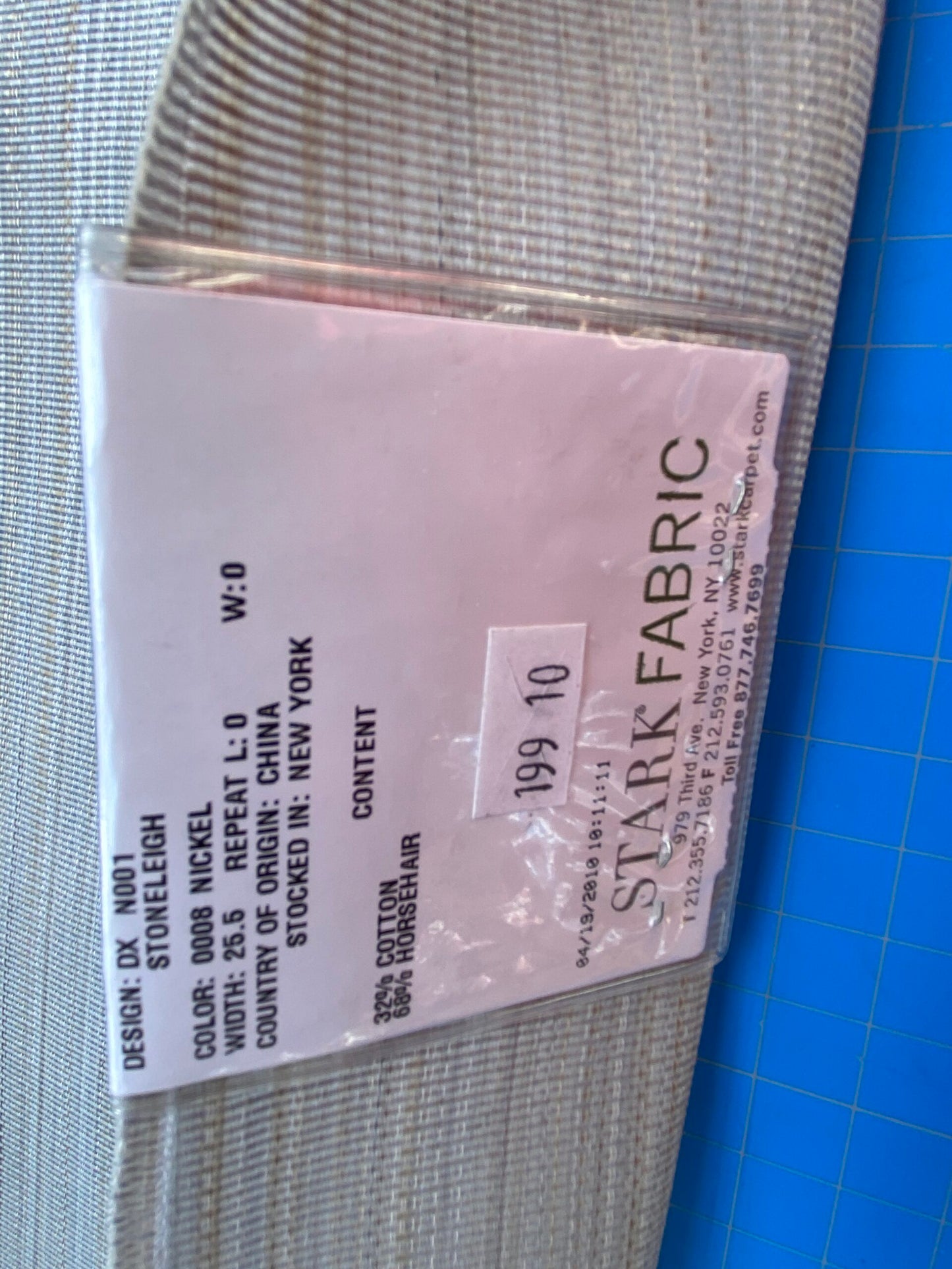 6 Berkbox99 Square Plains Texture by Old World Weavers Stoneleigh Nickel Gray Texture Horsehair MSRP USD700+/y