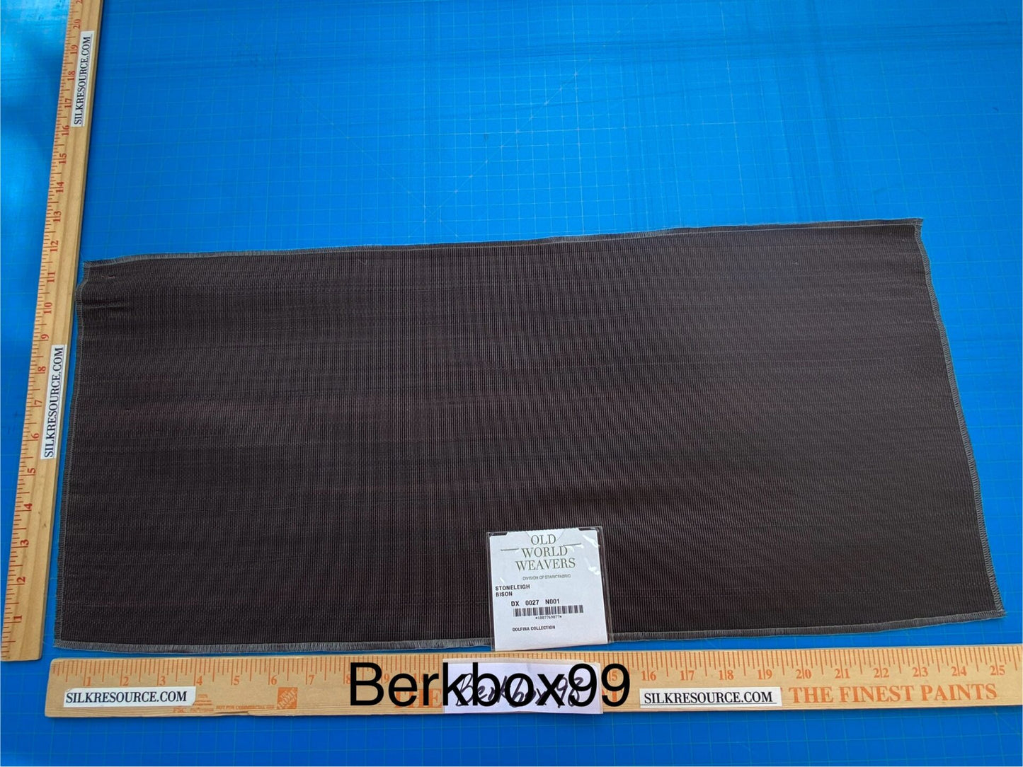 7 Berkbox99 Square Plains Texture by Old World Weavers Stoneleigh Bison Brown Texture Horsehair MSRP USD700+/y