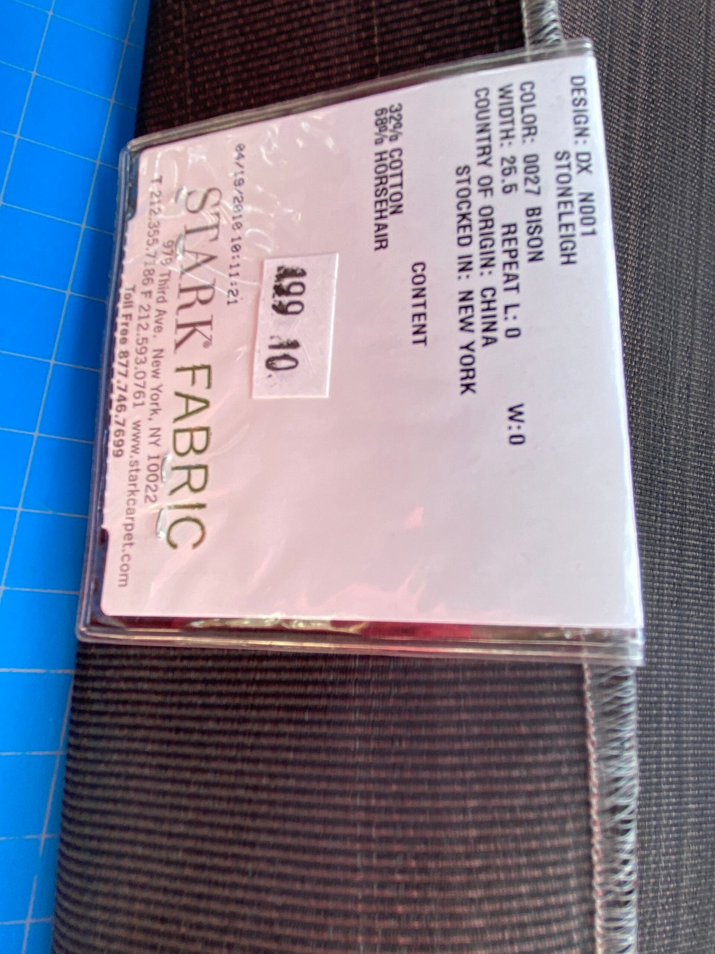 7 Berkbox99 Square Plains Texture by Old World Weavers Stoneleigh Bison Brown Texture Horsehair MSRP USD700+/y