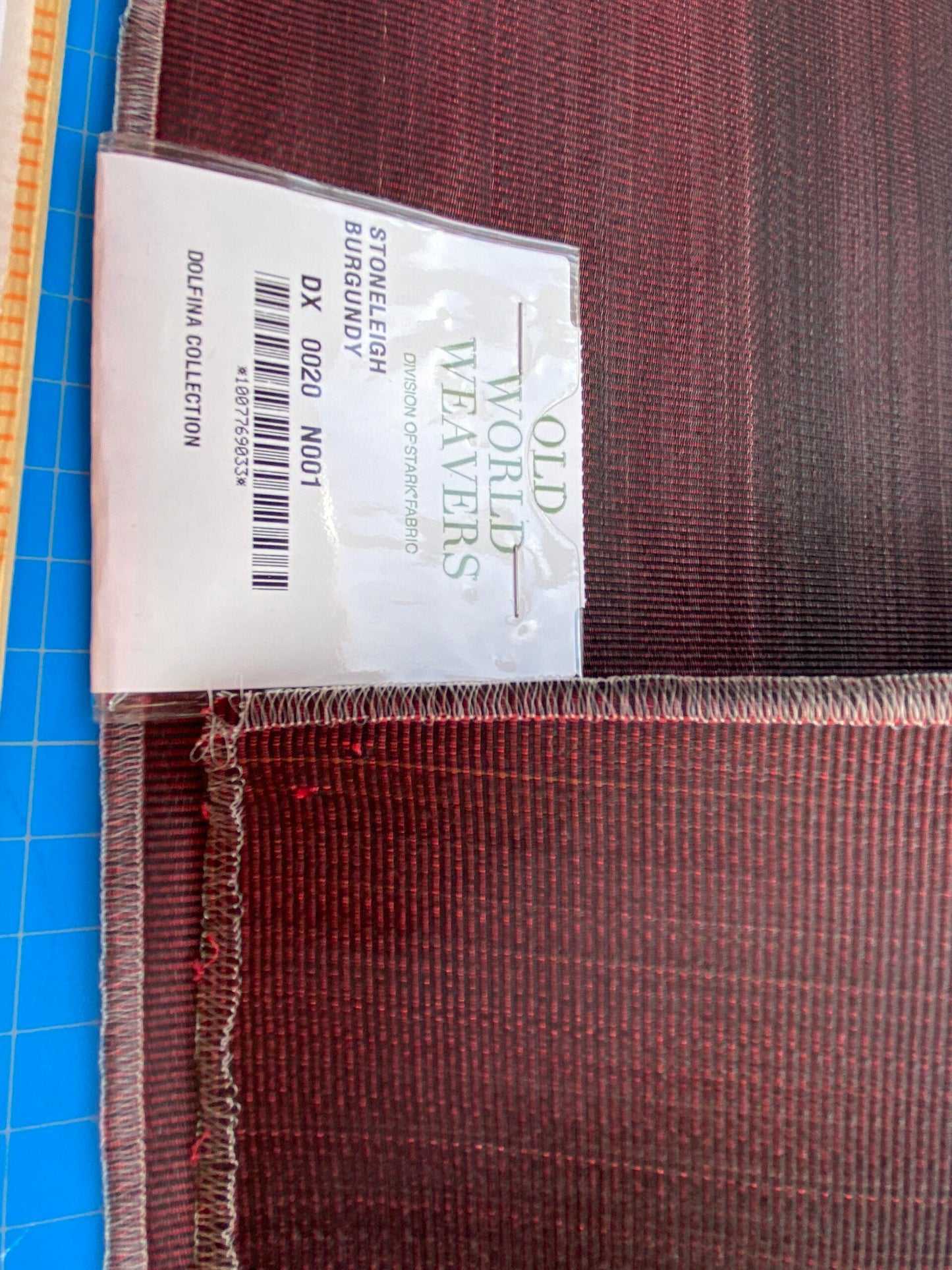 10 Berkbox99 Square Plains Texture by Old World Weavers Stoneleigh Burgundy Deep Red Brown Texture Horsehair MSRP USD700+/y