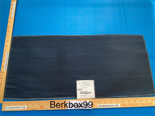 11 Berkbox99 Square Plains Texture by Old World Weavers Stoneleigh Midnight Blue Texture Horsehair MSRP USD700+/y