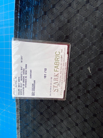 13 Berkbox99 Square Plains Texture by Old World Weavers Ashfields Onyx Black Horsehair Diamond Small Scale MSRP USD 700+/y