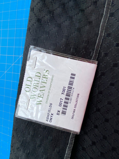 13 Berkbox99 Square Plains Texture by Old World Weavers Ashfields Onyx Black Horsehair Diamond Small Scale MSRP USD 700+/y