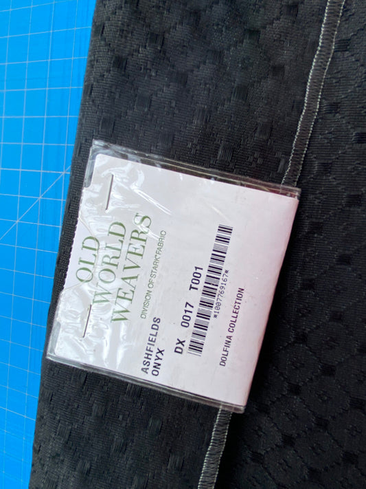 13 Berkbox99 Square Plains Texture by Old World Weavers Ashfields Onyx Black Horsehair Diamond Small Scale MSRP USD 700+/y