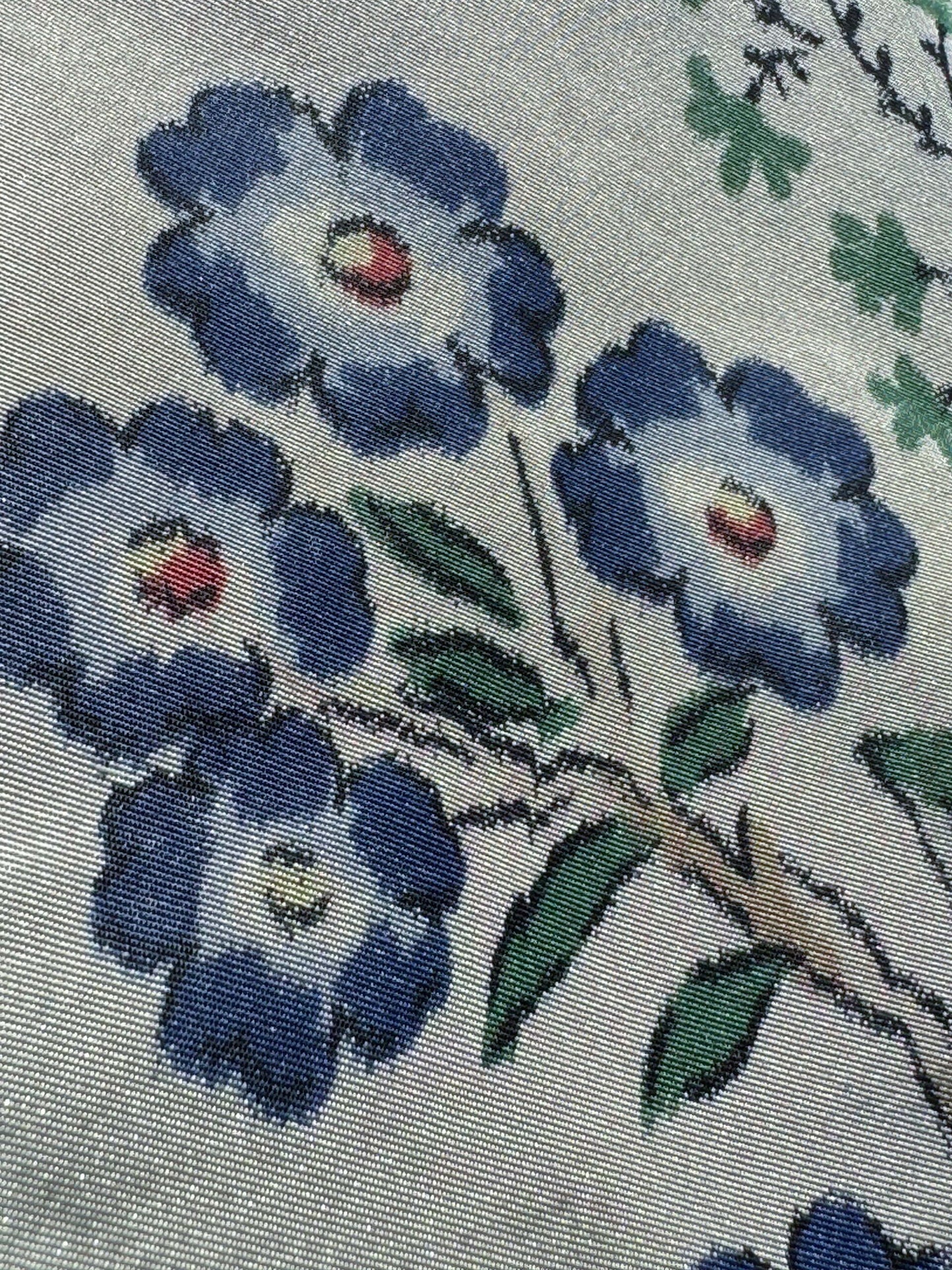 12 EV51 2.4y x 51"W Length Scalamandre Tassinari and Chatel Geisha Fond Creme Cream White Print Floral Botanical Historical MSRP USD2000+y