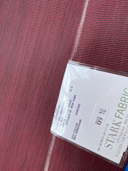 17 Berkbox99 Square Plains Texture by Old World Weavers Stoneleigh Cranberry Red Texture Horsehair MSRP USD700+/y