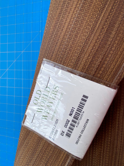 19 Berkbox99 Square Plains Texture by Old World Weavers Stoneleigh Acorn Brown Texture Horsehair MSRP USD700+/y