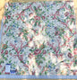 13 EV51 2.4y x 51"w Length Scalamandre Tassinari and Chatel Branche de Corail Fond Creme Coral Branch Rose Silk Warp Print Floral Botanical Historical MSRP USD2000+y