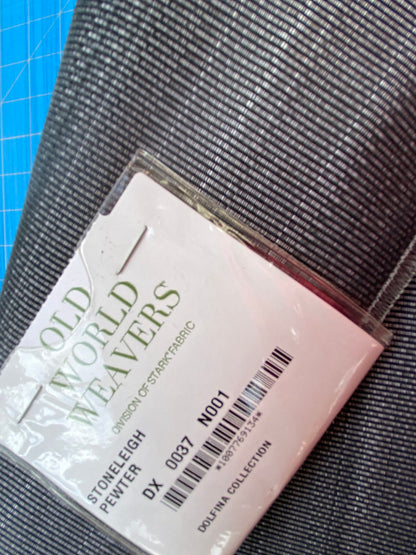 20 Berkbox99 Square Plains Texture by Old World Weavers Stoneleigh Pewter Gray Texture Horsehair MSRP USD700+/y