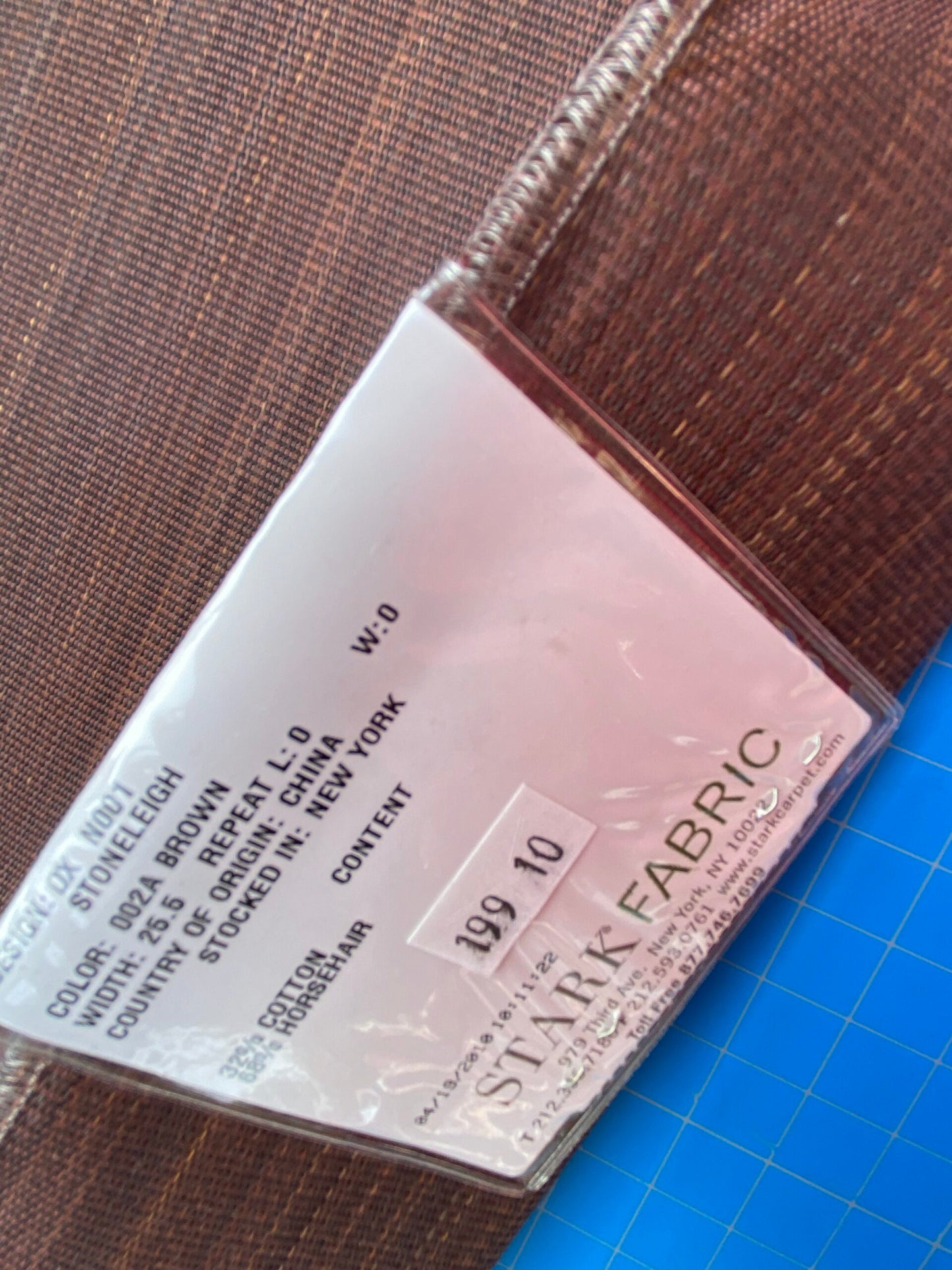 21 Berkbox99 Square Plains Texture by Old World Weavers Stoneleigh Brown Texture Horsehair MSRP USD700+/y