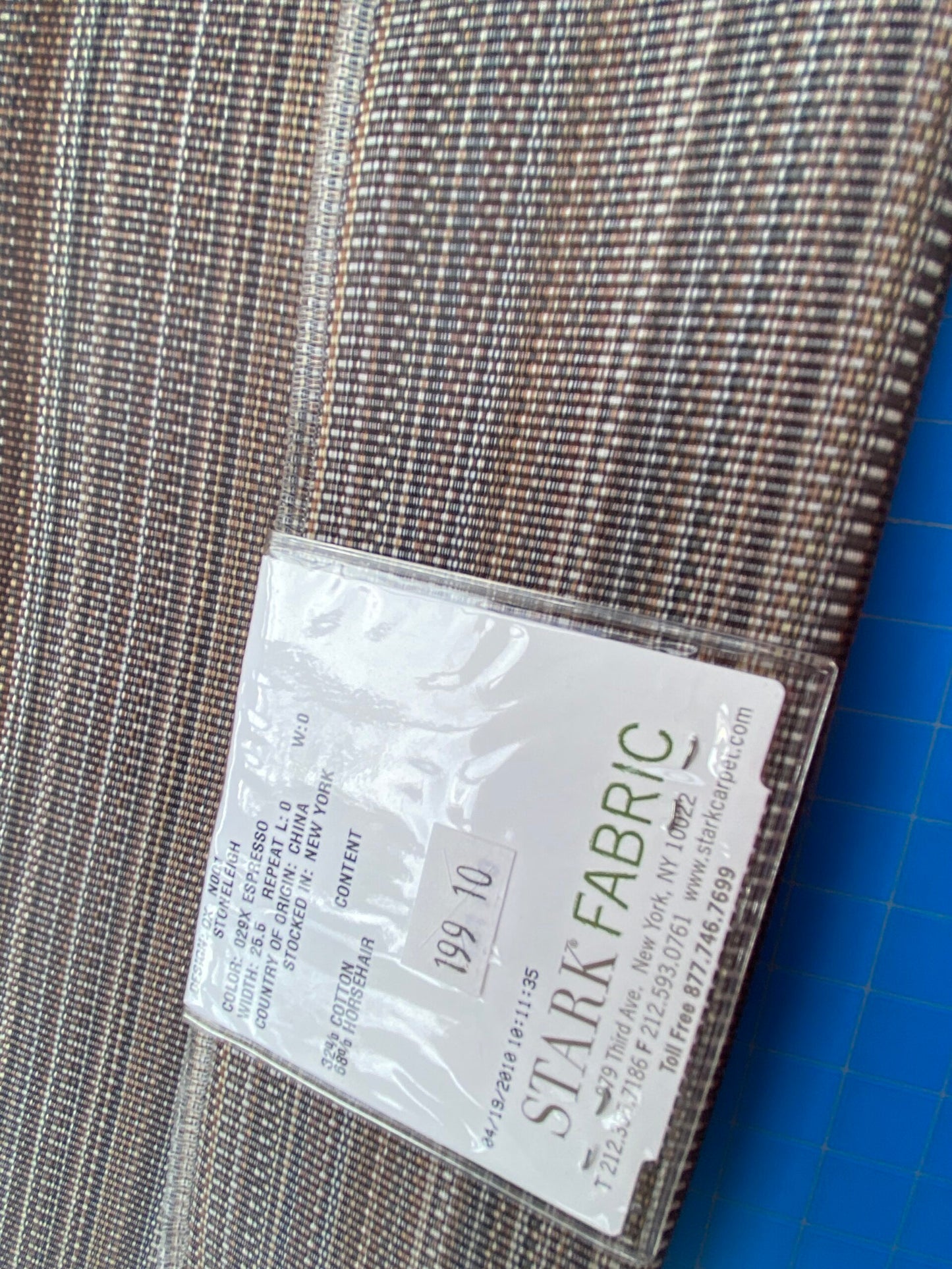 23 Berkbox99 Square Plains Texture by Old World Weavers Stoneleigh Espresso Brown Texture Horsehair MSRP USD700+/y