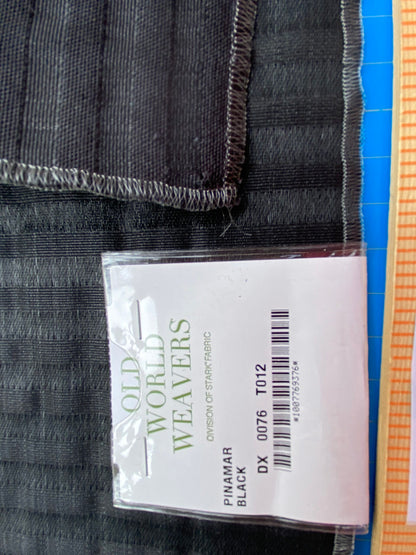 24 Berkbox99 Square Plains Texture by Old World Weavers Pinamar Black Stripe Solid Texture MSRP USD 700+/y