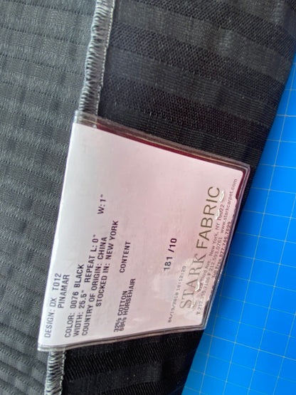 24 Berkbox99 Square Plains Texture by Old World Weavers Pinamar Black Stripe Solid Texture MSRP USD 700+/y