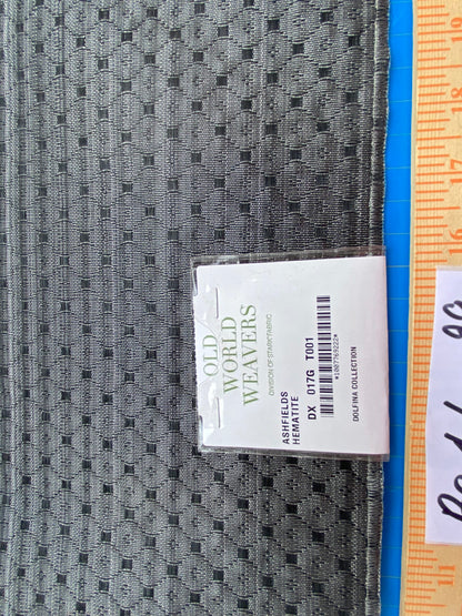 26 Berkbox99 Square Plains Texture by Old World Weavers Ashfields Hematite Gray Horsehair Diamond Small Scale MSRP USD 700+/y