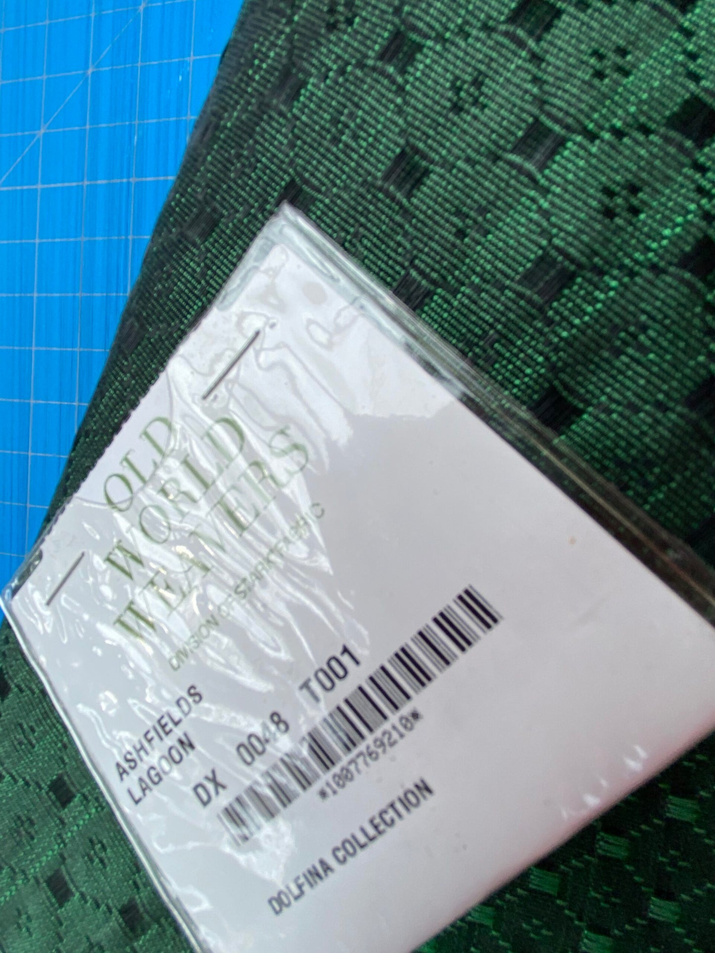 29 Berkbox99 Square Plains Texture by Old World Weavers Ashfields Lagoon Green Horsehair Diamond Small Scale MSRP USD 700+/y