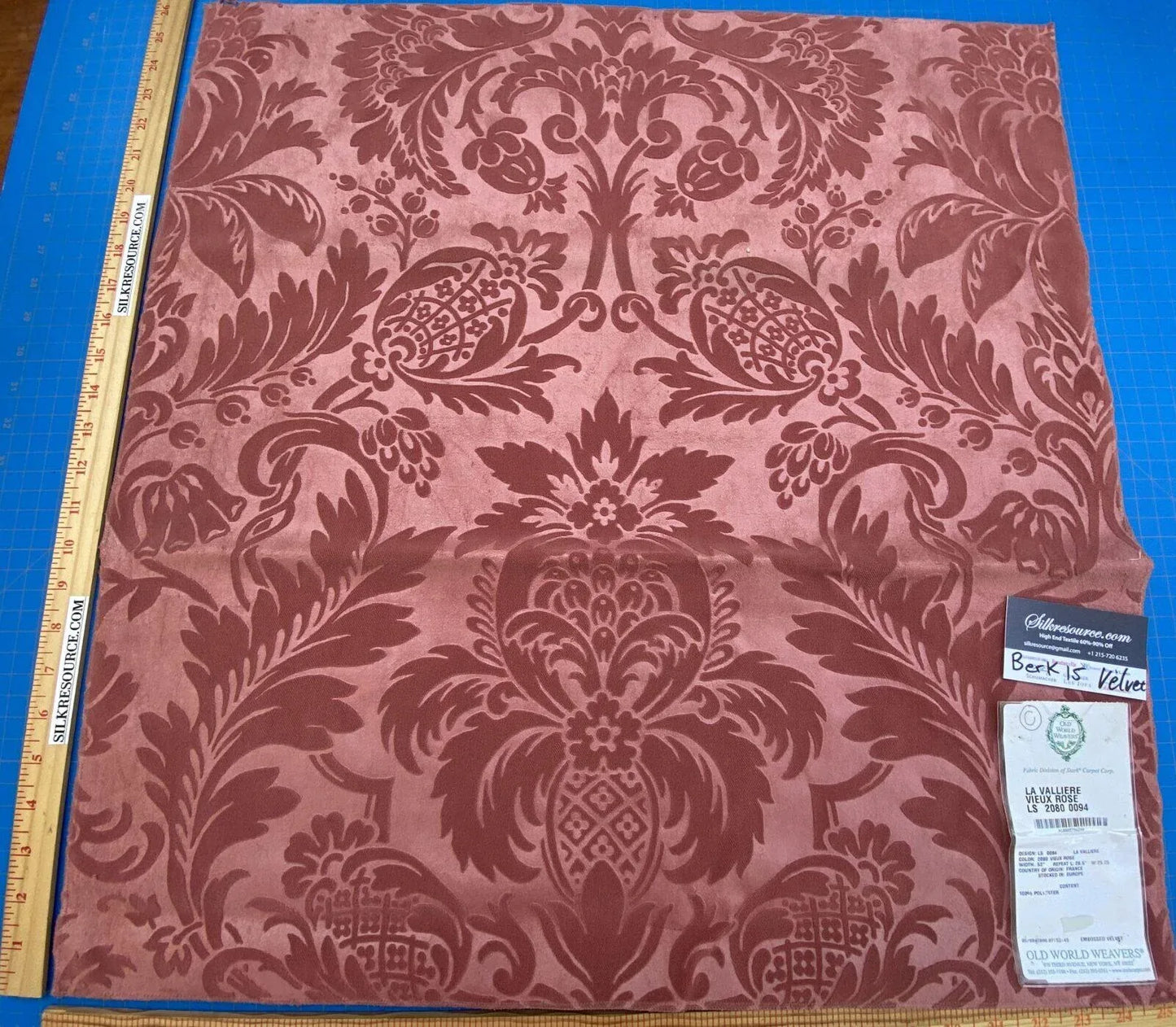 7c Berkbox15 Scalamandre La Valliere Vieux Rose