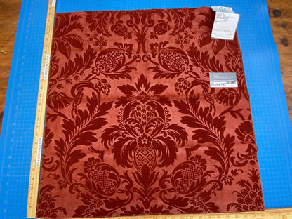 1a Berkbox16 Scalamandre Velvet La Valliere Brique