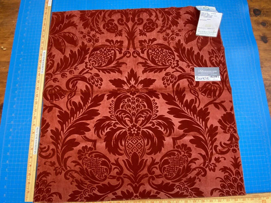 1a Berkbox16 Scalamandre Velvet La Valliere Brique