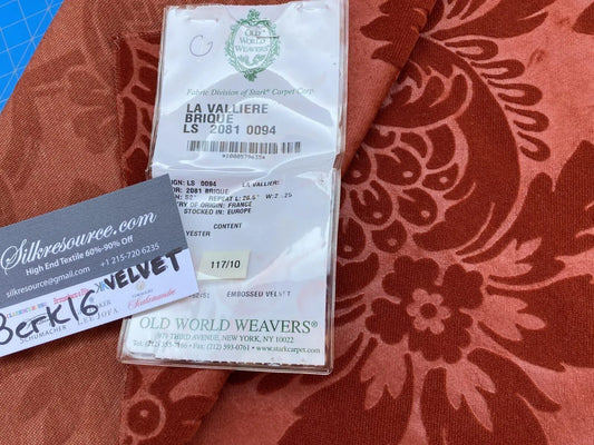 1c Berkbox16 Scalamandre Velvet La Valliere