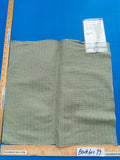 46 Berkbox99 Square Jacquard by Scalamandre Herringbone Di Lusso Marine Green Linen Silk MSRP USD478/y