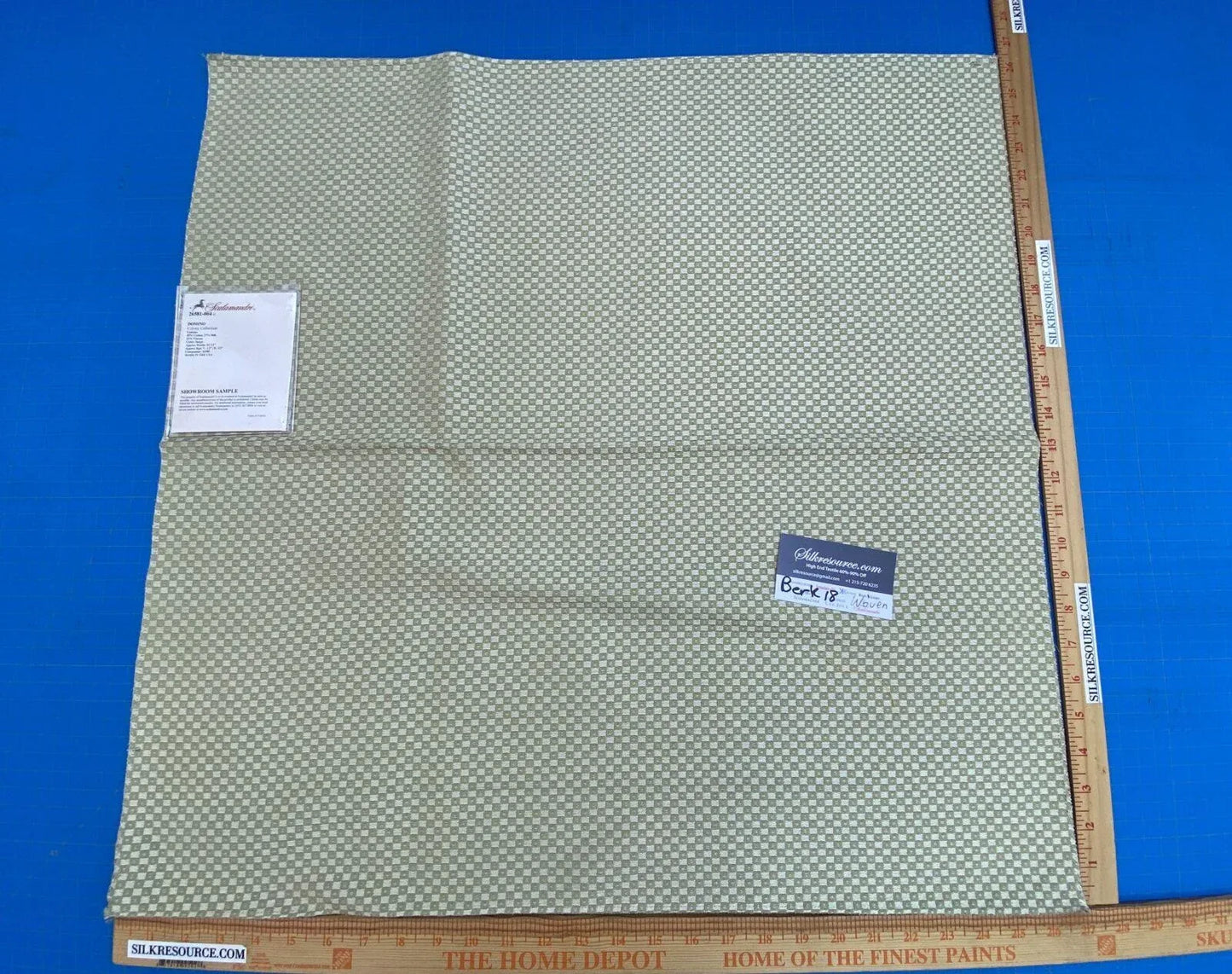 10 Berkbox18 Scalamandre Woven Domino Colony Collection Sauge