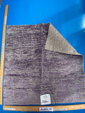 8 Berkbox100 Square Jacquard by Old World Weavers Atira Lavender Aura Cut Velvet Purple Beige Stripe MSRP USD188/y