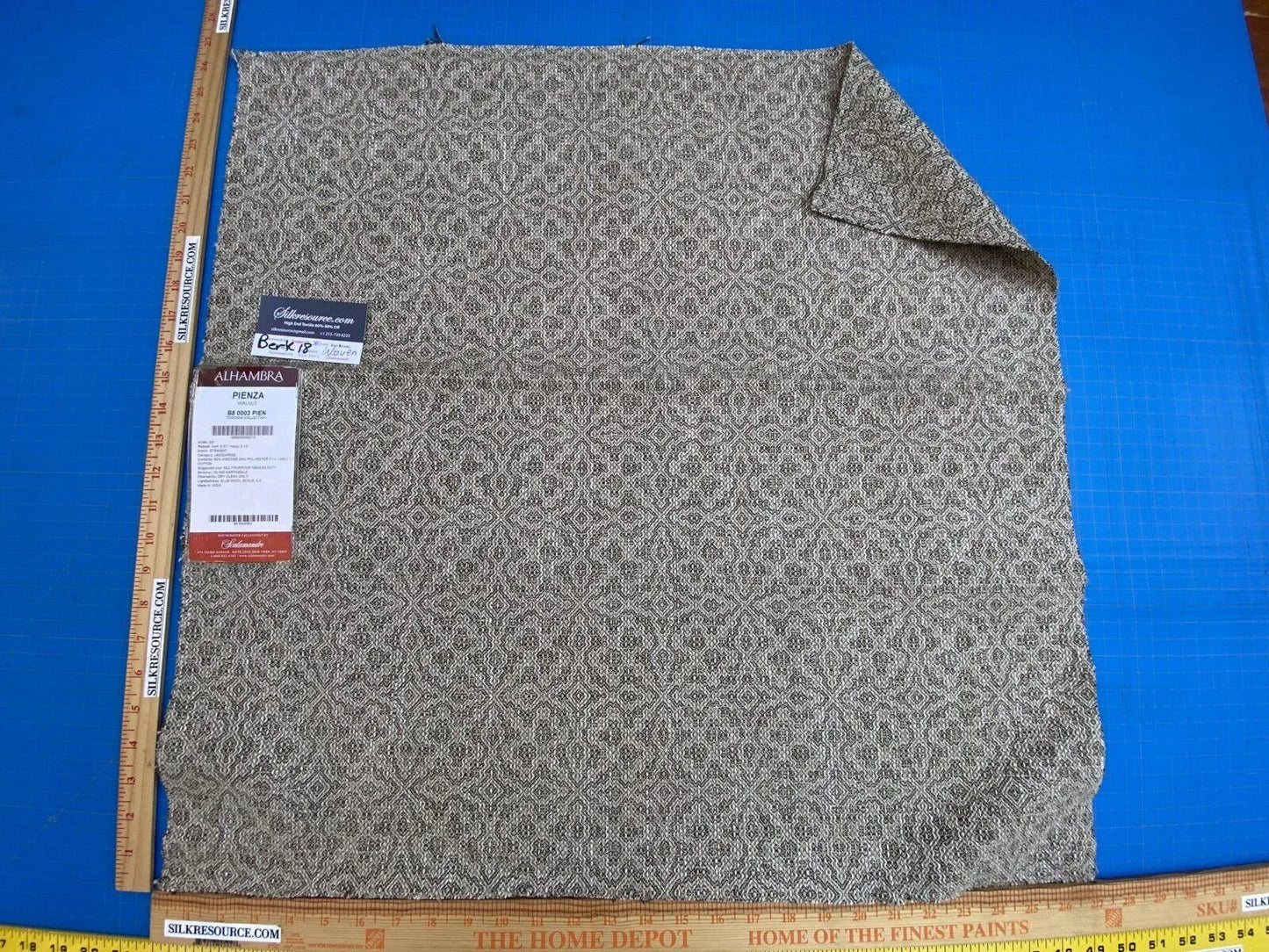 36 Berkbox18 Scalamandre Woven Penza Walnut