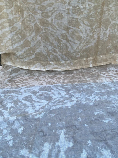 39 Berkbox18 Scalamandre Woven 1.4yards Beachwood + 1.4yards Asphalt