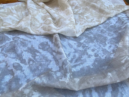 39 Berkbox18 Scalamandre Woven 1.4yards Beachwood + 1.4yards Asphalt