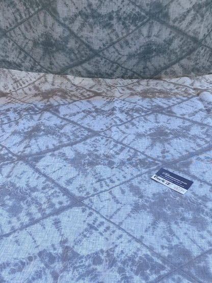 40 Berkbox18 Scalamandre Woven 1.4 Yard Itajime Mint X 1.4 Itajime Cement