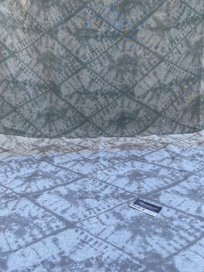 40 Berkbox18 Scalamandre Woven 1.4 Yard Itajime Mint X 1.4 Itajime Cement