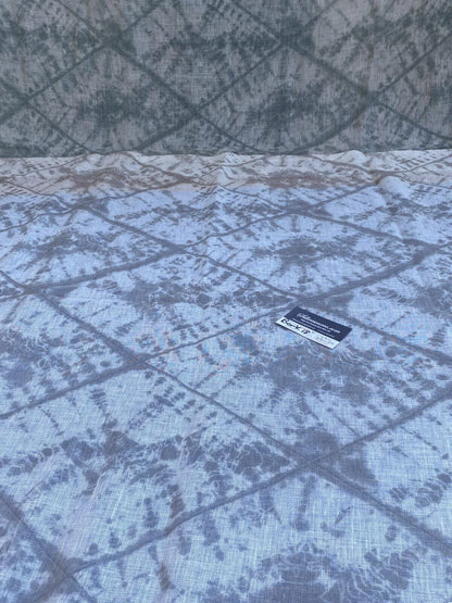 40 Berkbox18 Scalamandre Woven 1.4 Yard Itajime Mint X 1.4 Itajime Cement