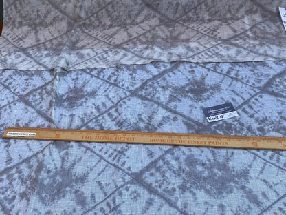 42 Berkbox18 Scalamandre Woven 1.4 Yard Itajime Asphalt X 1.4 Itajime Beachwood