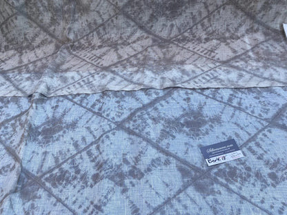 42 Berkbox18 Scalamandre Woven 1.4 Yard Itajime Asphalt X 1.4 Itajime Beachwood