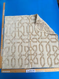 17 Berkbox100 Square Jacquard by Scalamandre Wexford Lichen Gold Fretwork Geometric MSRP USD300+/y
