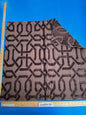 19 Berkbox100 Square Jacquard by Scalamandre Wexford Lichen Brown Fretwork Geometric MSRP USD300+/y
