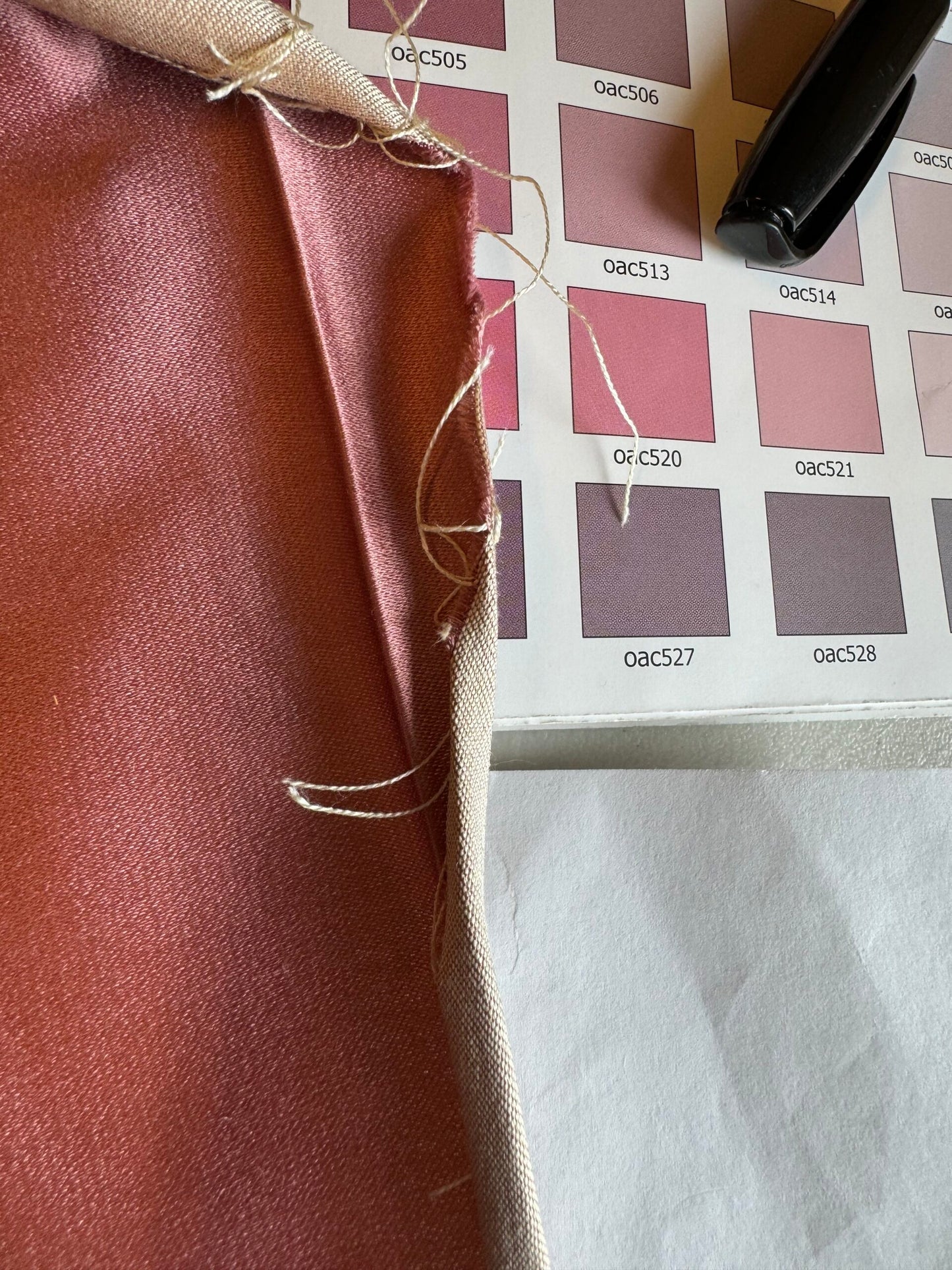 Mirror Mirror Radiant 100% Silk Duchess Satin Rose Floral Pink MSRP 400+ Wedding