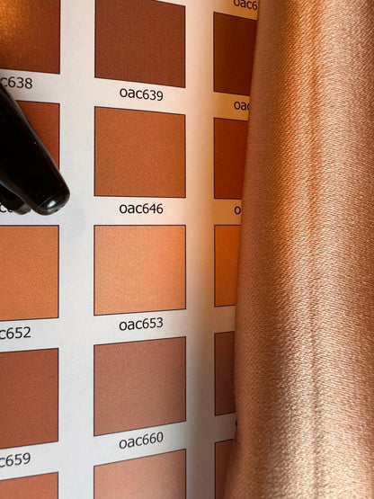 Mirror Mirror Radiant 100% Silk Duchess  Satin Pink Petal Antique Tea Rose MSRP 400+ Wedding