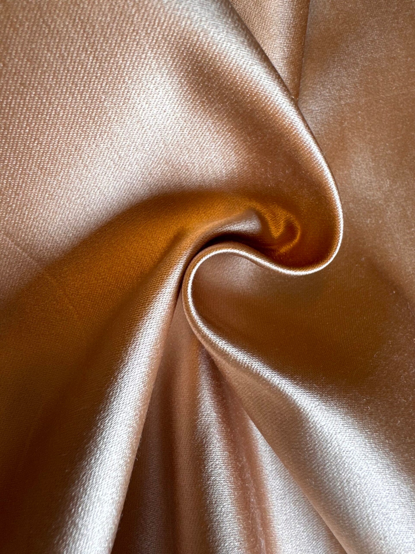 Mirror Mirror Radiant 100% Silk Duchess  Satin Pink Petal Antique Tea Rose MSRP 400+ Wedding